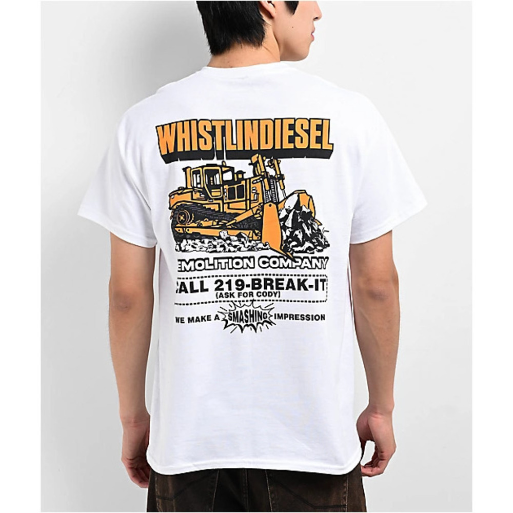 WhistlinDiesel Break It White T-Shirt